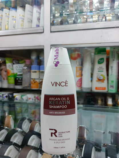 Vince, Argan oil & kertin shampoo, 230ml