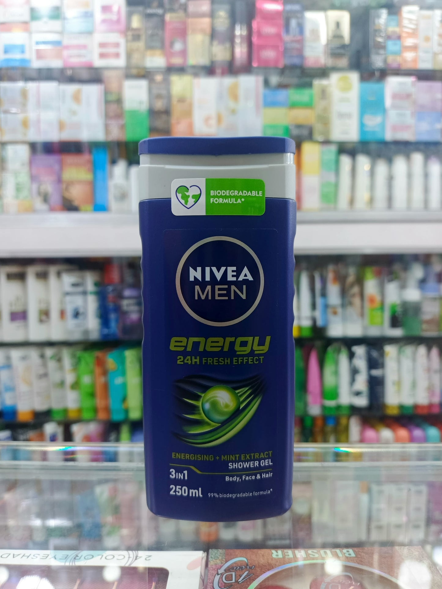 Nivea MEN, Energy fresh effect, Shower gel, Body wash, 3in1, 250ml