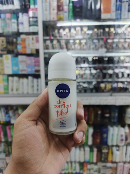 Nivea, Dry comfort red, deodrant, rollon, 50ml