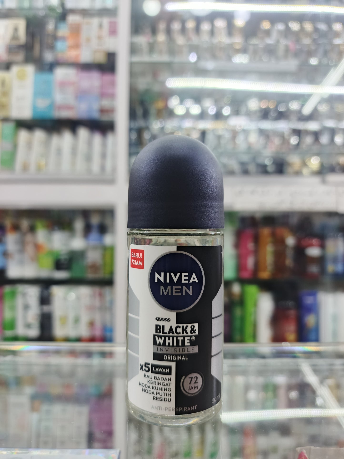 Nivea MEN, Black & white invisible original, deodrant, rollon, 50ml