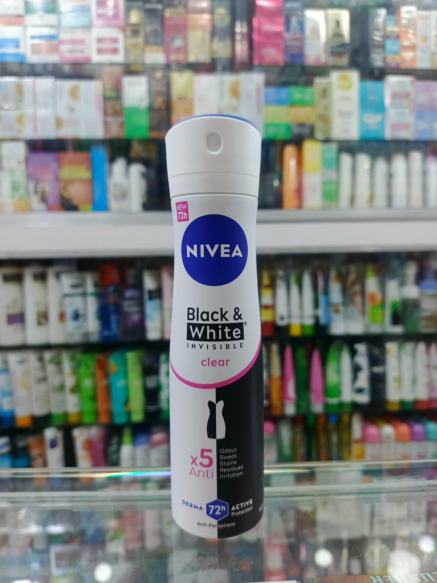 Nivea, Black & white invisible clear, deodrant, body spray, 150ml