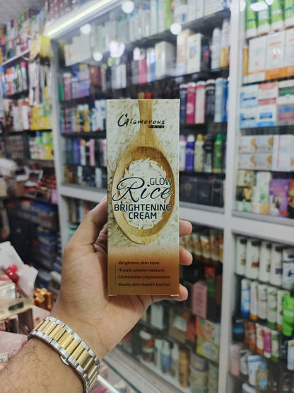 Glamorous Face Glow Rice Brightening Cream Rice Cream