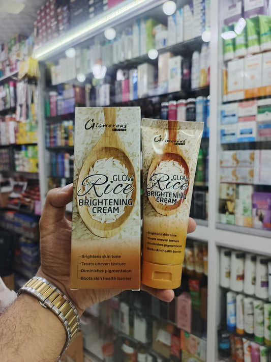 Glamorous Face Glow Rice Brightening Cream Rice Cream