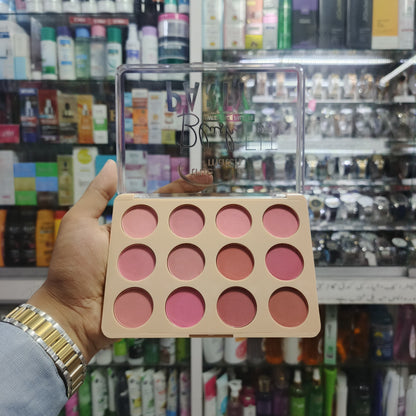 True match, fitme, 12 colors blusher sweet face palette, 12gm