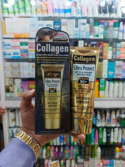 Fruit of wokali, Collagen ultra protect sunblock, SPF-90 , 120ml