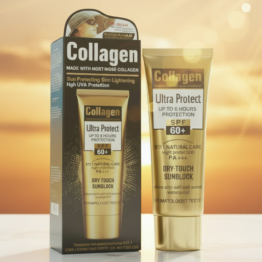 Fruit of wokali, Collagen ultra protect, dry touch sunblock, SPF-60