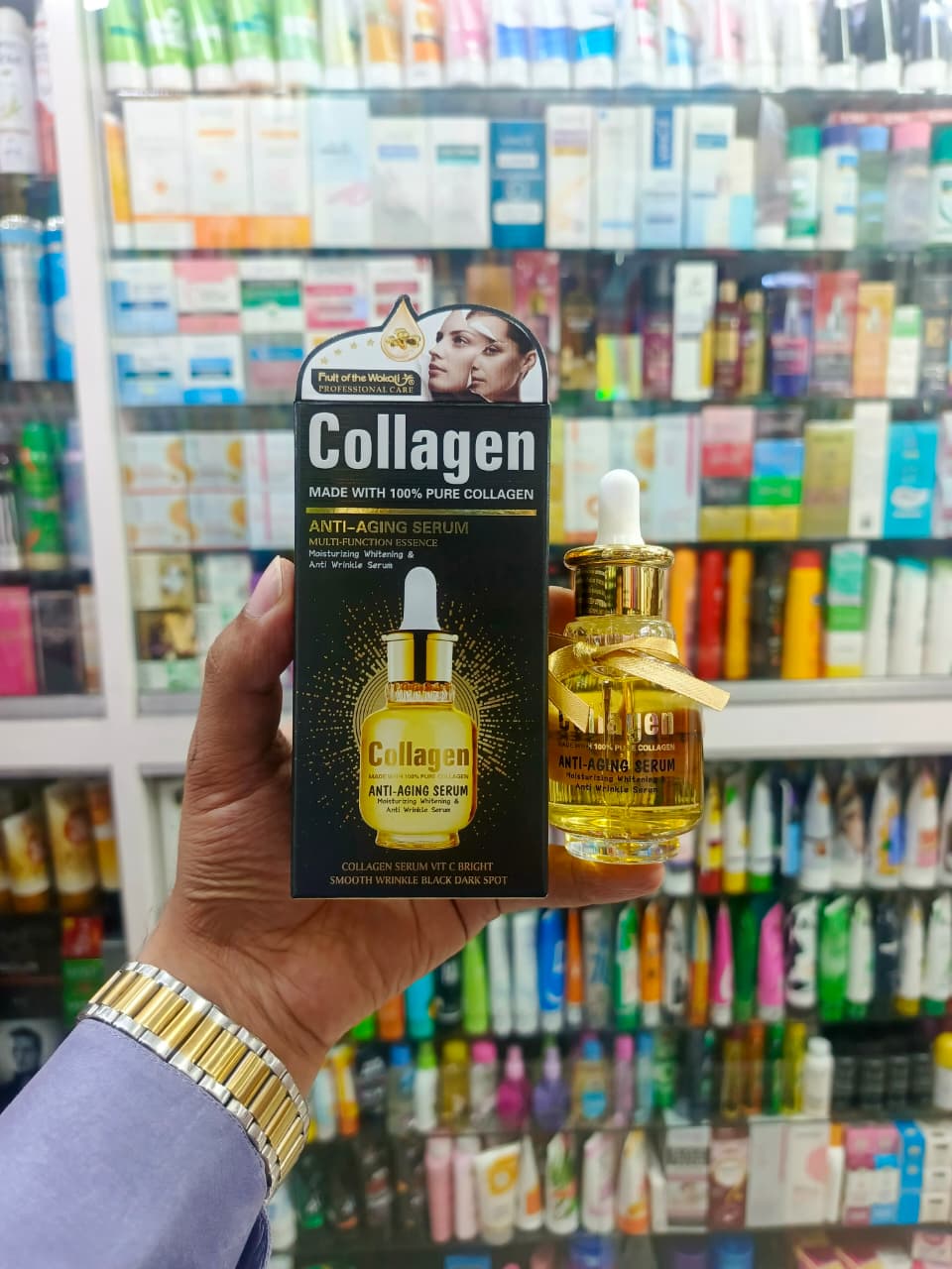 Fruit of wokali, Collagen anti aging serum, wrinkle remover