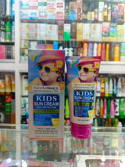 Fruit of wokali, Kids sunblock, cream high protection, SPF-30+