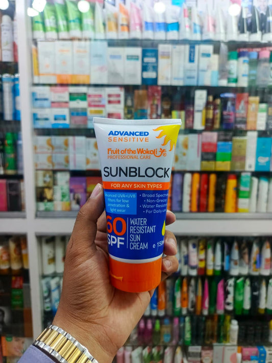 Fruit of wokali, Sunblock with advanced serum, SPF-60, 150ml