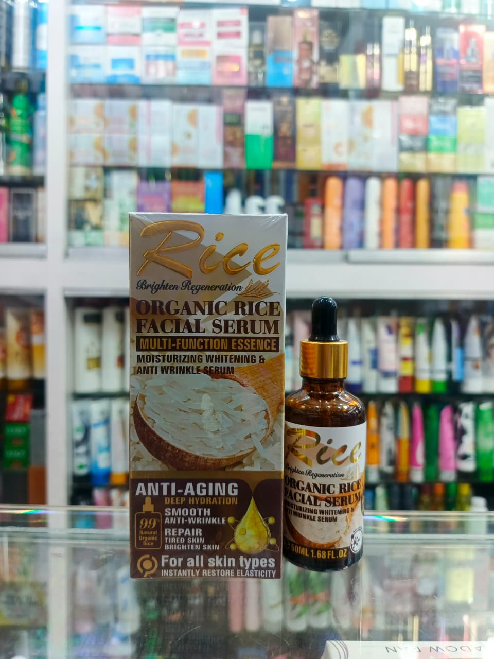 Fruit of wokali, Organic rice face serum with multi function essence
