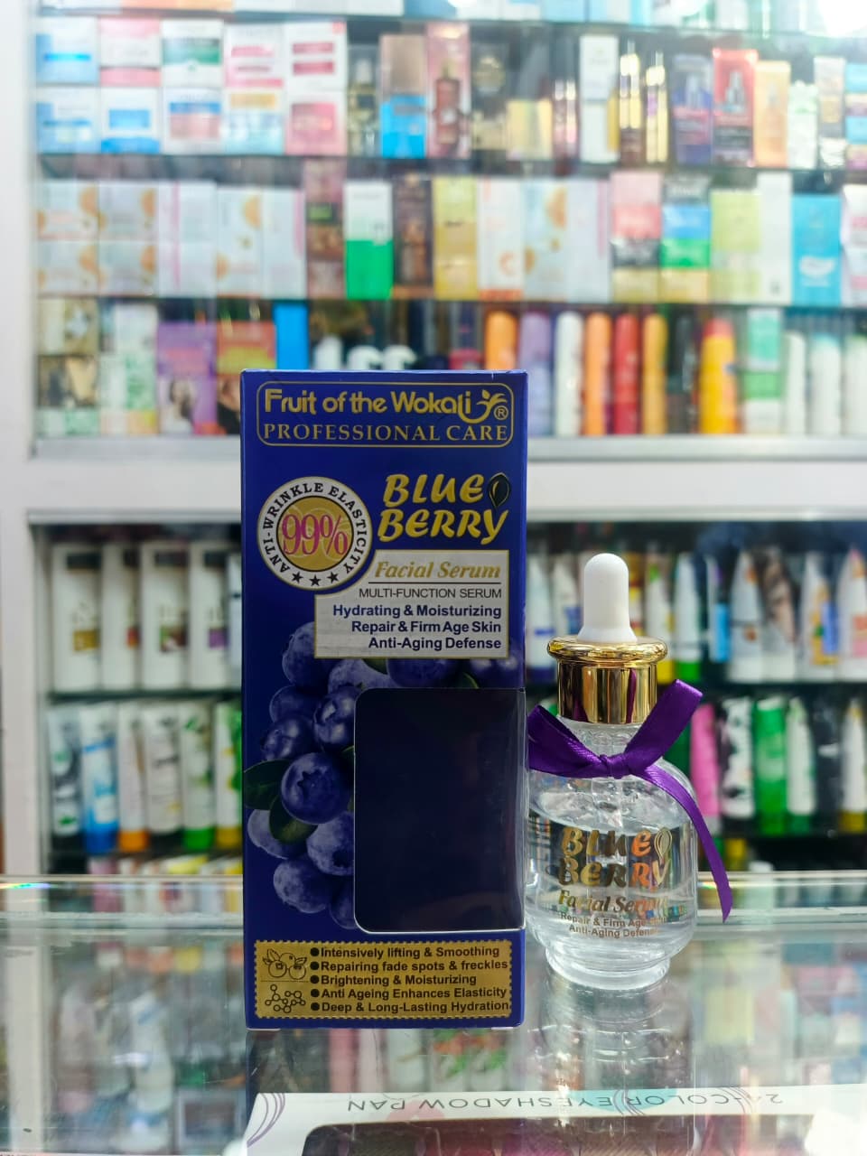 Fruit of wokali, Blue berry hydrating & moisturizing face serum