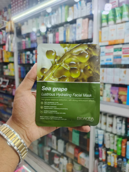 Bioaqua, Sea grape face sheet mask