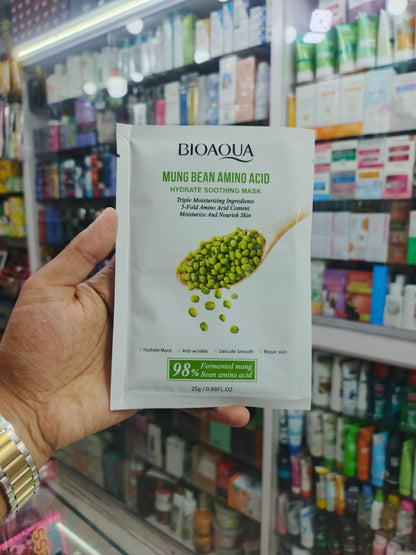 Bioaqua, Mug bean amino acis face sheet mask
