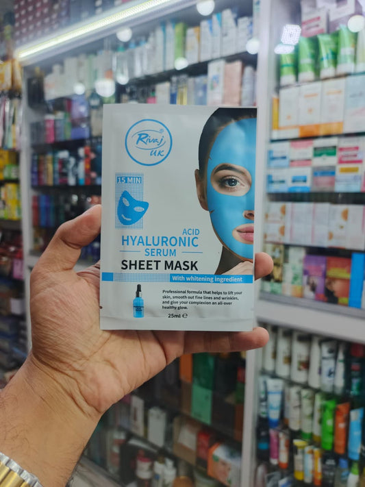 Rivaj, Hyaluronic acid face sheet mask