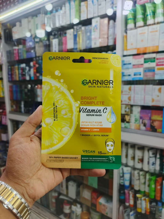 Garnier, Vitamin C serum face sheet mask