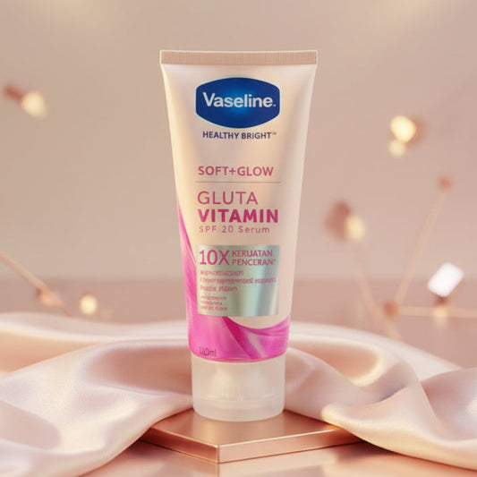 Vaseline Healthy Bright Soft & Glow Gluta Vitamin Body Serum SPF 20 – Daily Sun Protection 180ml