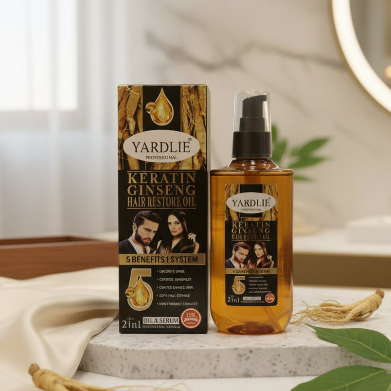 Yardlie genseng keratin hair restore oil 200ml