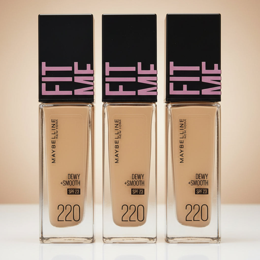 Maybelline Fit Me Dewy + Smooth Liquid Foundation SPF 30
