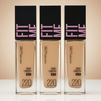Maybelline Fit Me Dewy + Smooth Liquid Foundation SPF 30