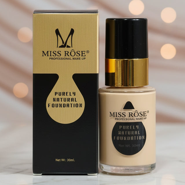 Miss Rose Purely Natural Foundation 30ml