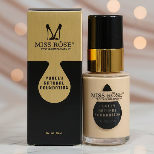 Miss Rose Purely Natural Foundation 30ml