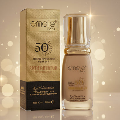 Emelie Paris Skin Creator Liquid Foundation  SPF 50 Broad Spectrum