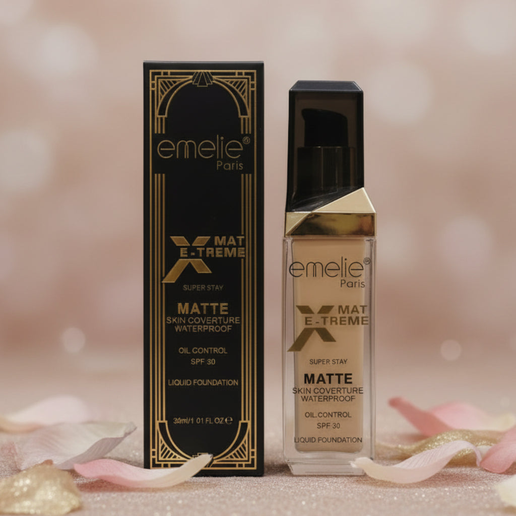 Emelie Paris X-MAT E-TREME Super Stay Matte Liquid Foundation.