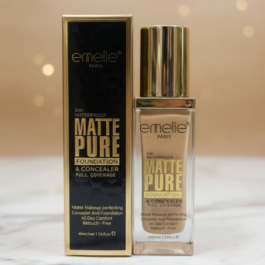 Emelie Paris Matte Pure Foundation & Concealer