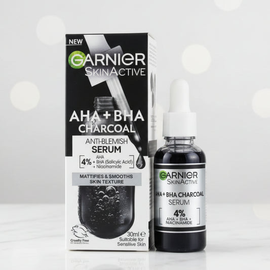 Garnier SkinActive AHA+BHA Charcoal Serum