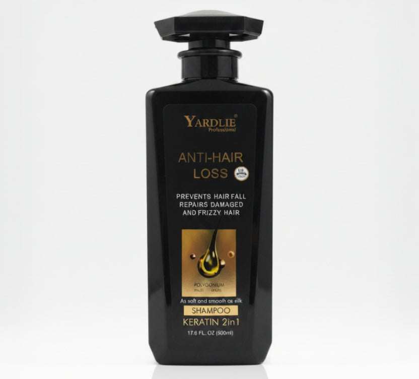 Yardlie Professional Anti-Hair Loss Keratin 2in1 Shampoo.