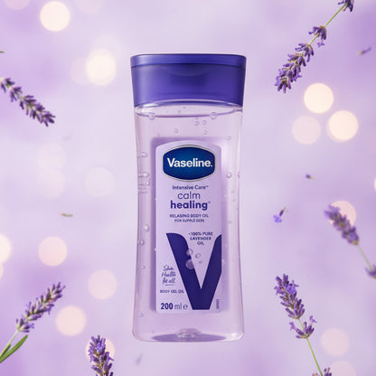 Vaseline calm healing lavender body oil,200ml