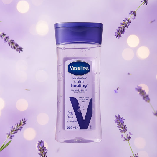 Vaseline calm healing lavender body oil,200ml
