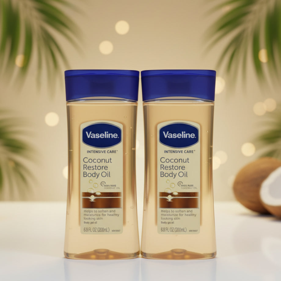 Vaseline Intensive Care Coconut Restore Body Gel Oil (200ml)