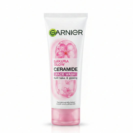 Garnier Sakura Glow Ceramide Face Wash 100ml