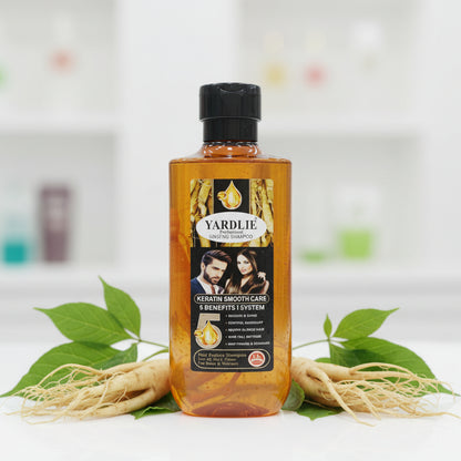 Yardlie , Ginseng shampoo, keratin smooth care 400gm