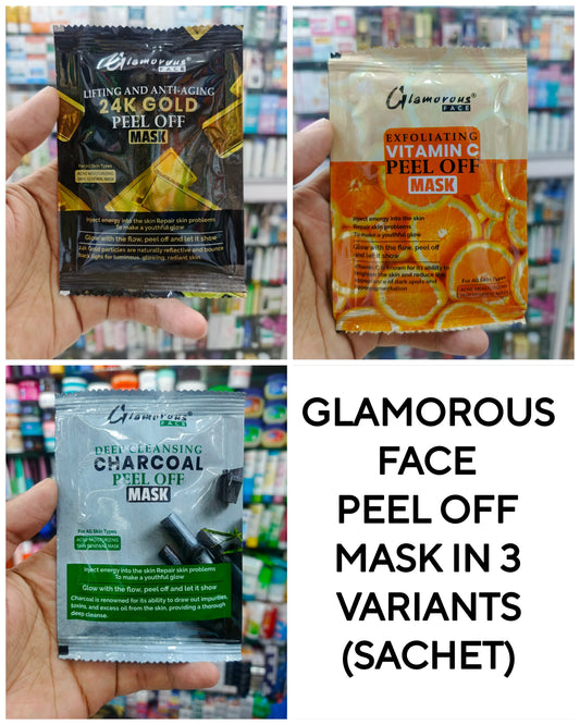 Glamorous face, liquid peel off mask (SACHET)