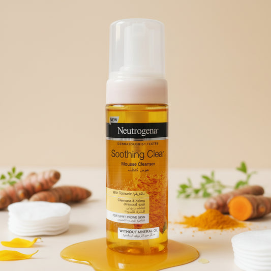Neutrogena, Soothing clear mouse cleanser with turmeric 150ml