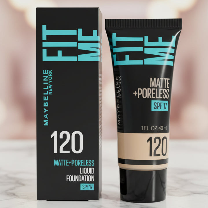 Maybelline Fitme Foundation Tube Matte + Poreless SPF17 40ml