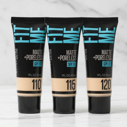 Maybelline Fitme Foundation Tube Matte + Poreless SPF17 40ml