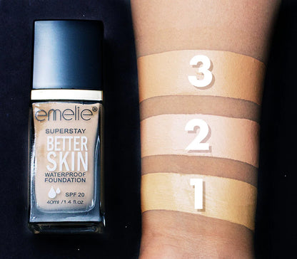 Emelie, Better skin water proof foundation