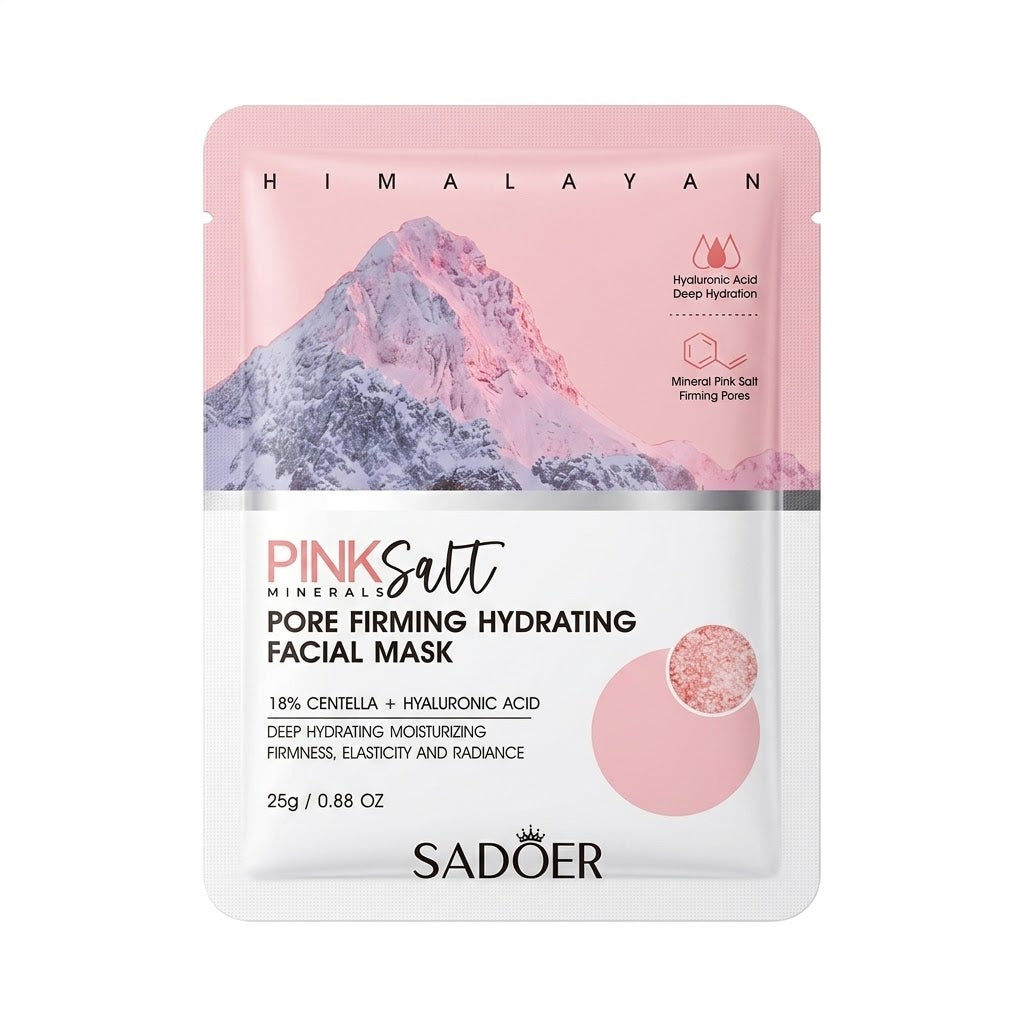 SADOER Himalayan Pink Salt Pore Firming Hydrating Facial Mask (25g)