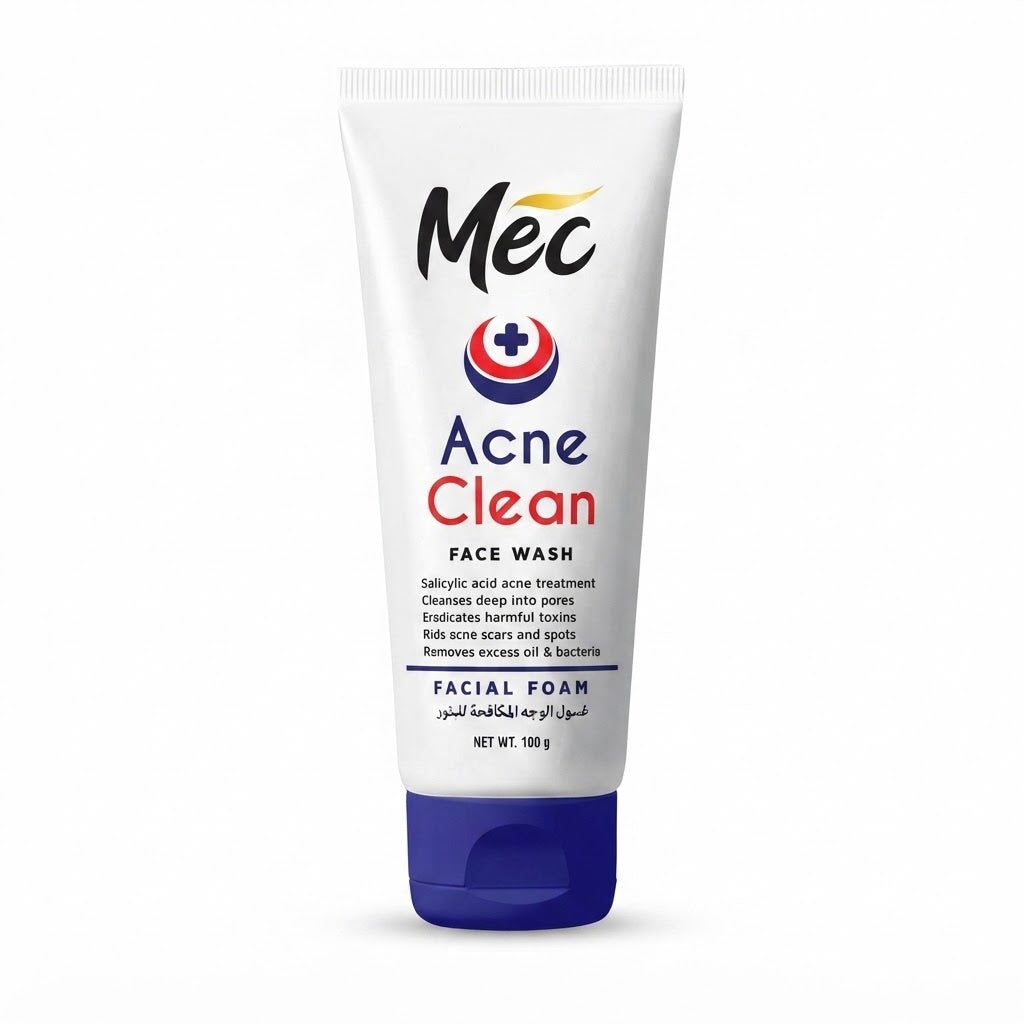 Mec Acne Clean Face Wash with Salicylic Acid - 100g