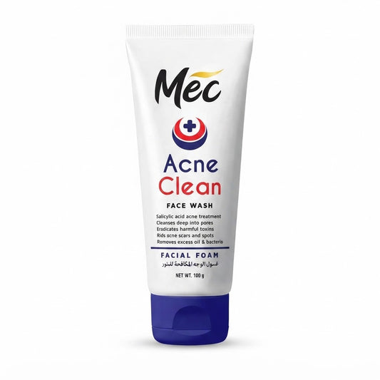 Mec Acne Clean Face Wash with Salicylic Acid - 100g