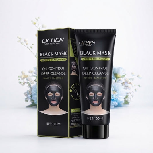 Lichen Professional Black Mask Oil Control & Deep Cleanse - 100ml