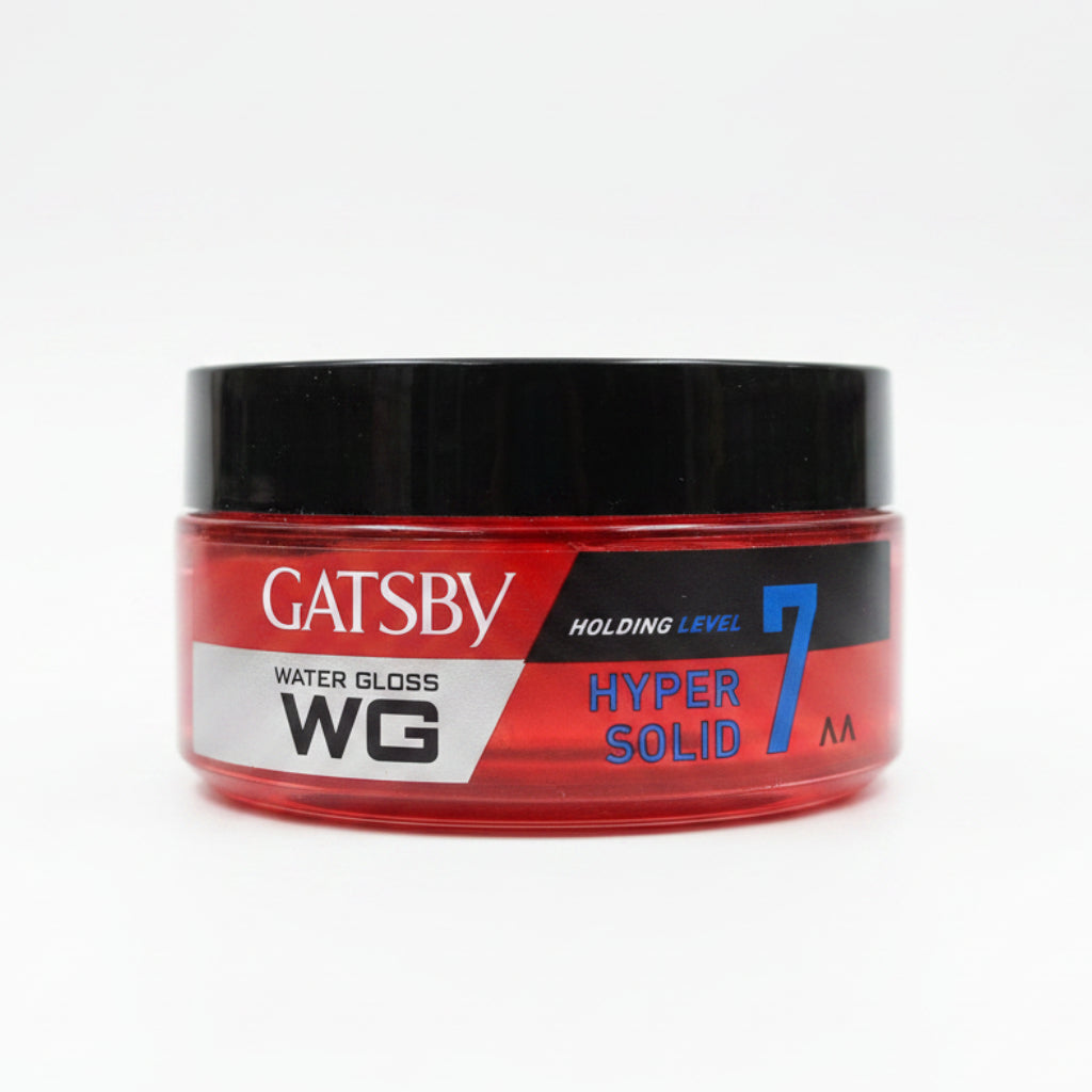 Gatsby,water gloss hair gel, Hyper solid 07, 75gm