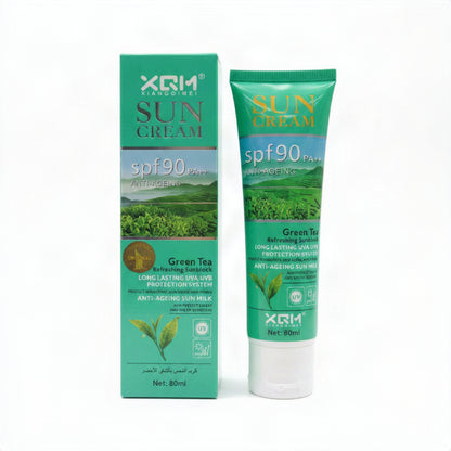 XQM (Xiangqimei) – Green Tea Refreshing Sun Cream, Sunblock, 80ml