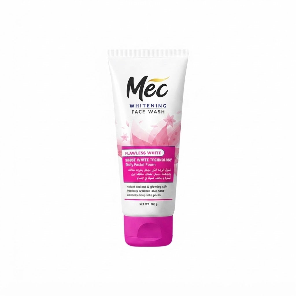 Mec Flawless Pink whitening Face Wash - 100g