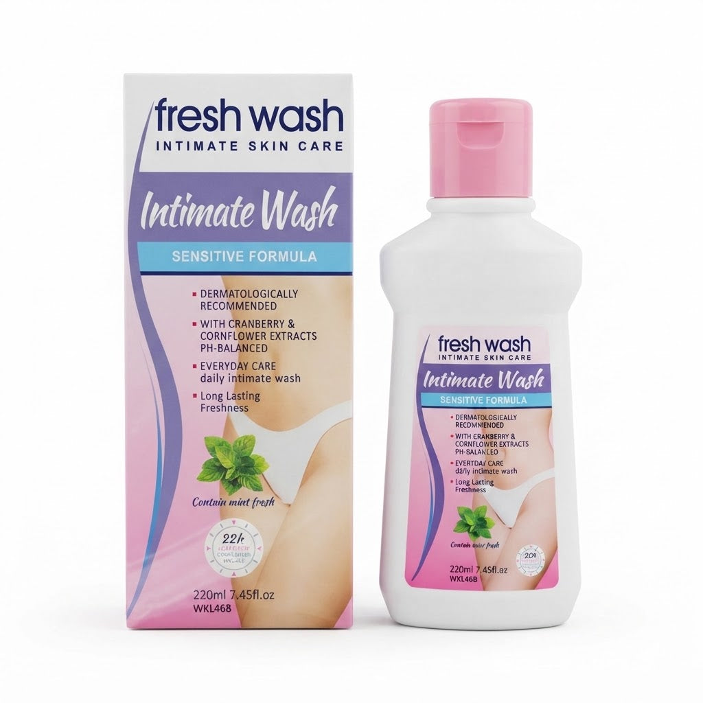 Fresh Wash Intimate Skin Care Sensitive Formula - 220ml by Fruit of wokali