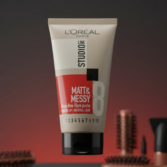 L'Oréal Paris Studio Line Matt & Messy Shine-Free Fibre Paste (150ml)