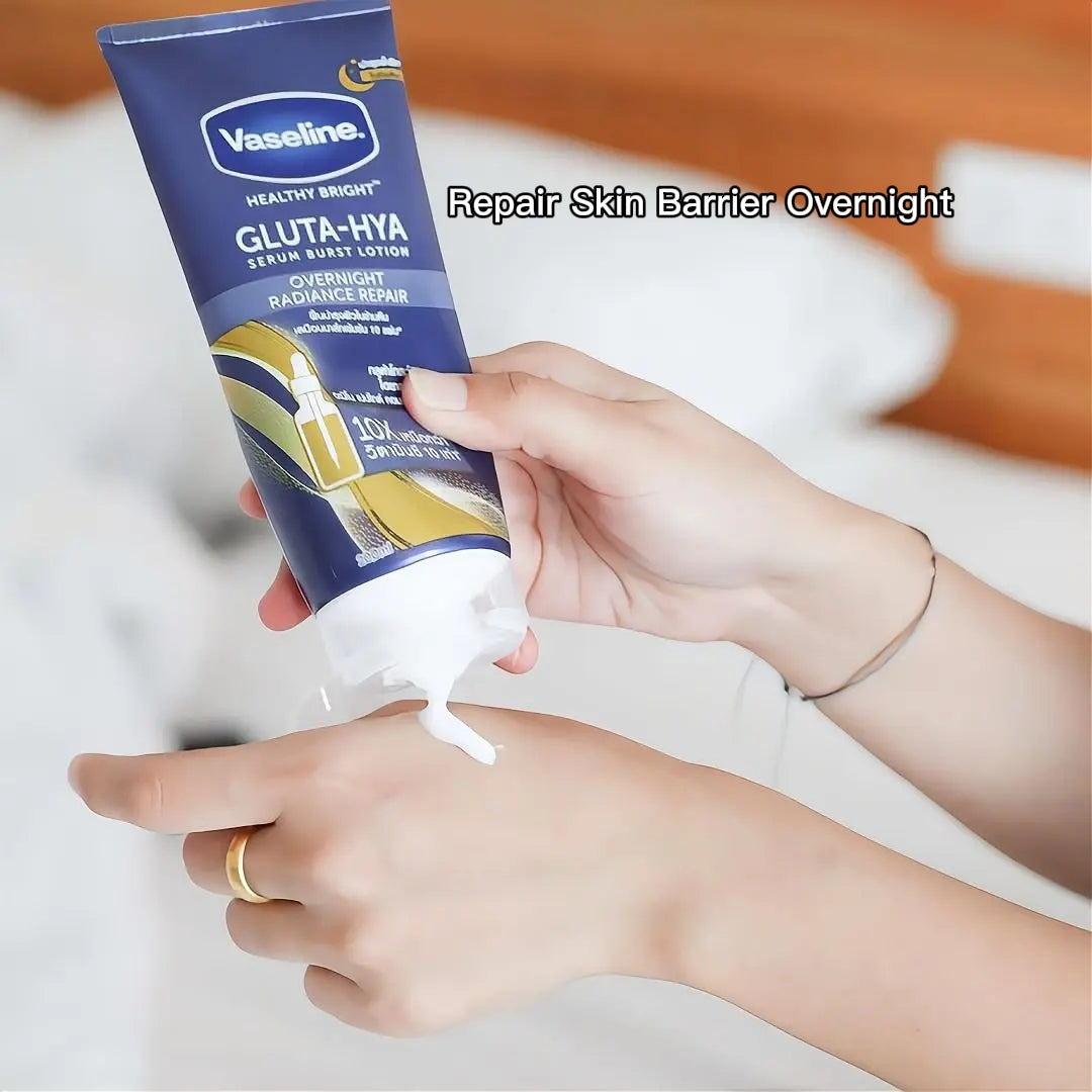 Vaseline Gluta-Hya Serum Burst Lotion Overnight Radiance Repair | Brightening & Deep Hydration